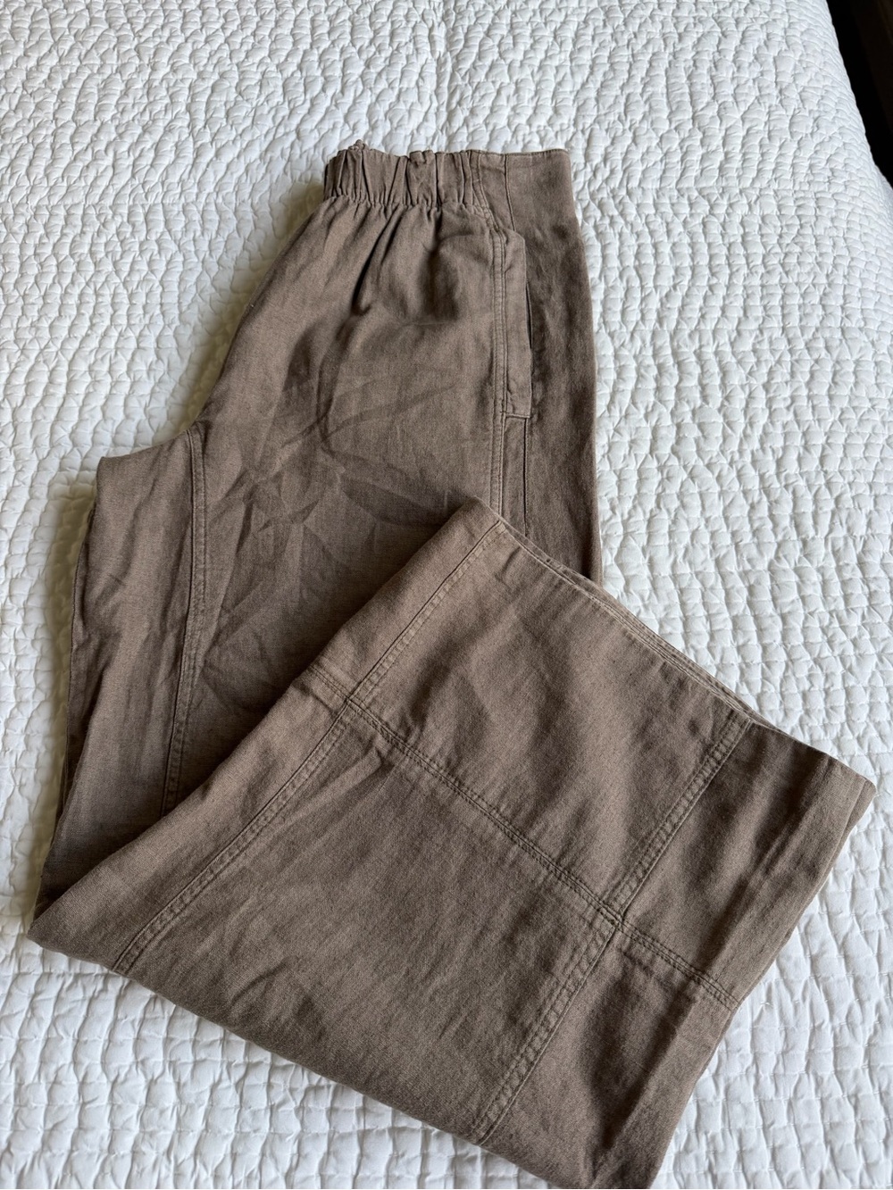 Free People Wonen’s Linen Pull on pants